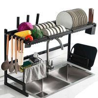 Organizador escurridor de platos para fregadero 85x55x28cm