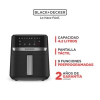 Freidora de Aire BLACK+DECKER Purifry 4.2L Negro