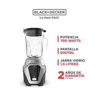 Licuadora BLACK+DECKER 1.5L BL0976-1MDCL Gris