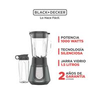 Licuadora BLACK+DECKER 1.5L BL1516-3MDCL Negro
