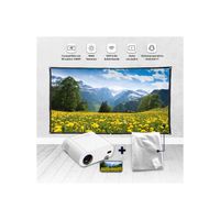 Proyector Android FHD WiFi Bluetooth HDMI + Tela 84 pulgadas