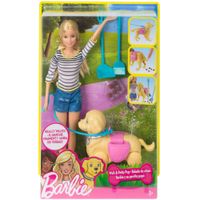Muñeca Barbie Paseo De Perrito