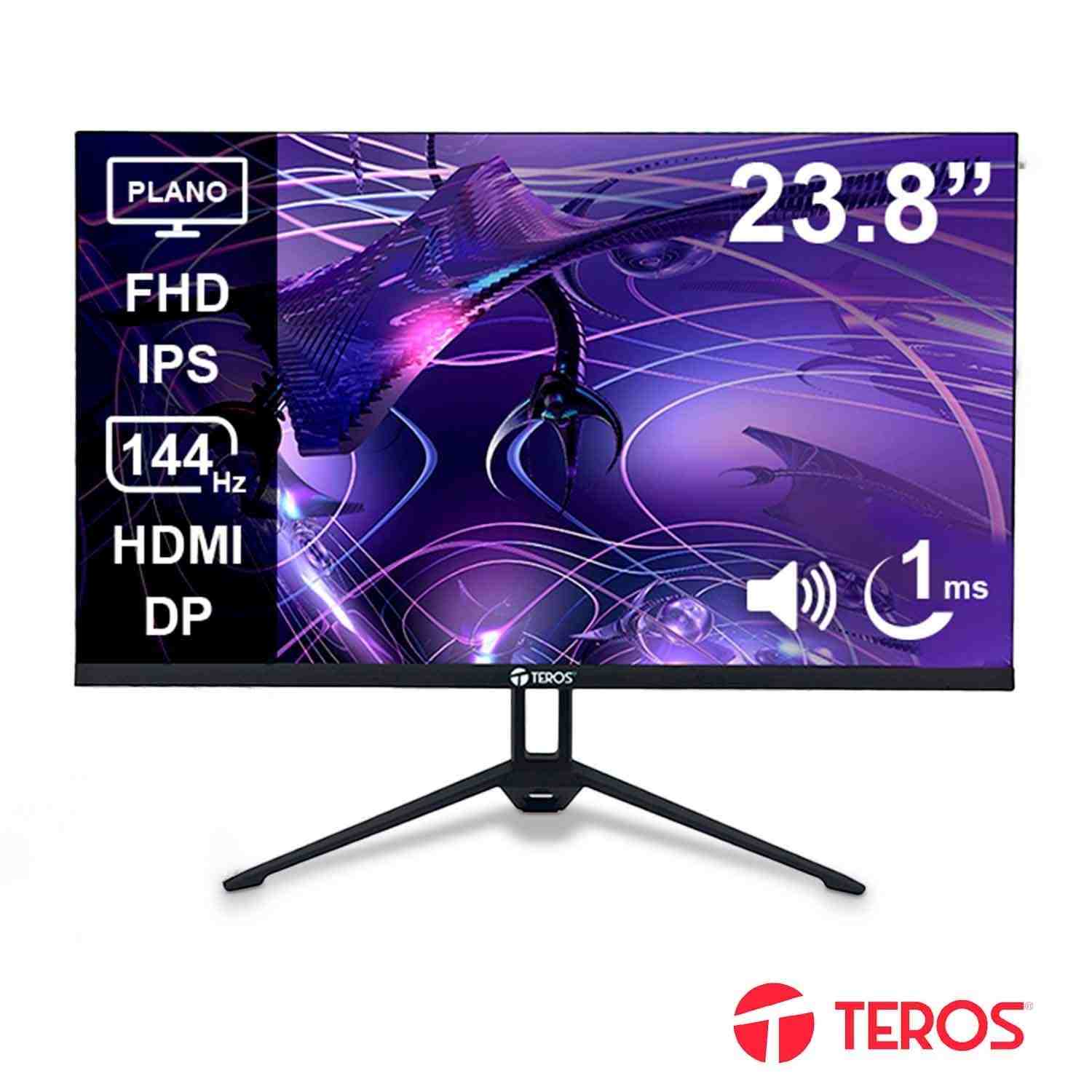 Monitor Gaming Teros TE-2417S 23.8” IPS Full HD 144Hz 1ms HDMI DP
