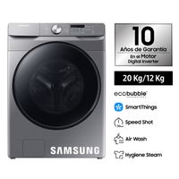 Lavaseca Samsung Digital Inverter WD20T6000GP/PE Ecobubble 20 Kg Inox