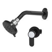 Llave de ducha con salida Metusa Fantastic Black