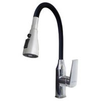 Mezcladora Monocomando negra de lavadero al mueble Metusa Maximum