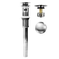 Desagüe XL Push ULTRAINOX® 13"" con rebose Metusa Milenium