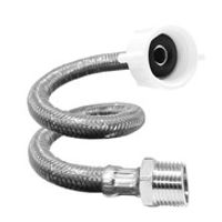 Tubo de abasto ULTRAFLEX® gris Metusa de polietileno reforzado 1/2"" x 7/8"" x 40 cm M-H para inodoro