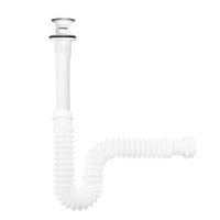 Trampa flex con desagüe de 1 1/4""x 10"" Metusa