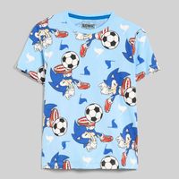 Polo Manga Corta Para Niño Snm-0756 Sonic
