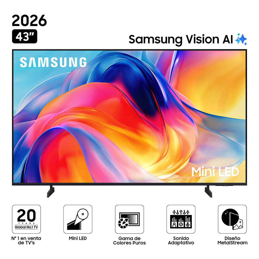 Televisor SAMSUNG Mini LED 43" UHD 4K Smart TV M70H Vision AI