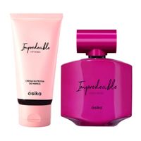 Set Esika - Perfume Impredecible Deep Rosé Eau de Parfum Femenino 50 ml y Crema de Manos