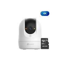 Cámara Seguridad Ezviz Wifi C6N G1 4K 8MP + Micro SD 64GB para interiores - Blanco
