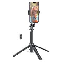 Tripode Selfie Stick HOCO K21 Stream 1.37mts Control Remoto Negro
