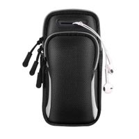 Bolso Porta Celular Deportivo Brazo Brazalete Con Correa Cel- gris