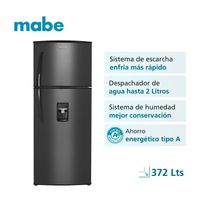 Refrigeradora Mabe Frost 372L Netos RMC390FAPG Negro