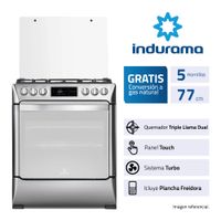 Cocina Indurama Montecarlo Croma 5 Quemadores Con Panel Digital