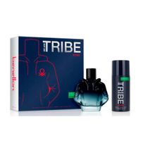Set Perfume United Colors We Are Tribe Intense Hombre Edp 90 Ml + Desodorante 150 Ml