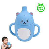Vaso de Silicona Anti Derrame Conejo Celeste Para Bebe Baby Froggie