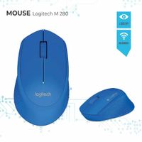 Mouse Inalámbrico Logitech M280 blue