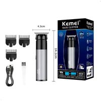 Kemei Km-2627 Maquina Corte Cabello Trimmer Recargable