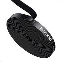 Organizador De Cables Cinta Velcro 10 Metros Color Negro