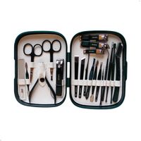 Set De Manicure Pedicure 20 Piezas Acero Cortauñas