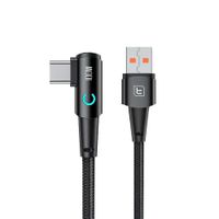 Cable Toocki USB A a USB Tipo C 100W 90 Grados 1m Carga Rápida