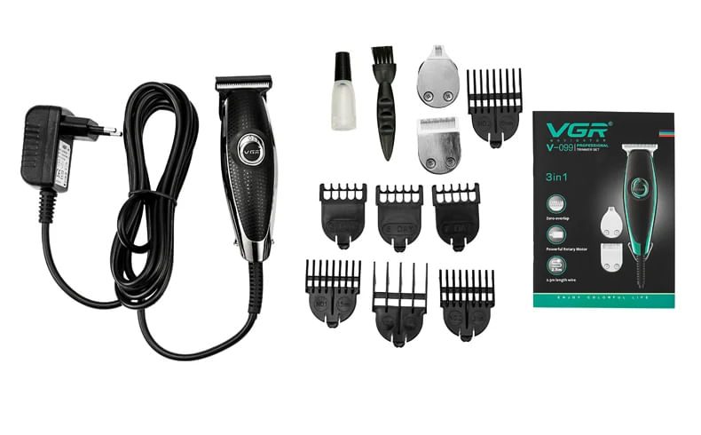 Maquina Corte Cabello Trimmer Vgr V 099 Con Cable