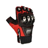Guante Moto Sin Dedo Madmotor Protección Nudillos Mitones XL