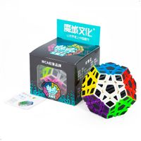 Cubo Moyu Megaminx Dodecaedro Moyu 3x3 Fibra De Carbono
