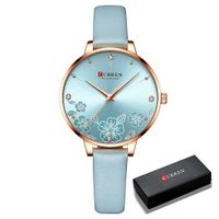 Curren Ladies Reloj Para Mujer Celeste Impermeable
