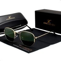 Lentes De Sol Kingseven 7548 Polarizado Proteccion Uv400 Lente Verde Diseño Ovalado