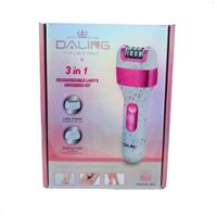 Depilador Afeitador Electrico Daling 3 En 1 Inalambrico
