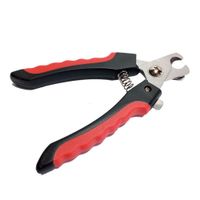 Cortauñas + Lima de Uñas para Perro o Gato de Acero Rojo