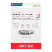 Memoria Usb Tipo C 128gb Sandisk Ultra Dual Drive Luxe Otg