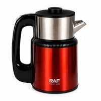 Hervidor Eléctrico RAF R.7432 2.5 Litros Acero Inoxidable Dorado Potente y Seguro