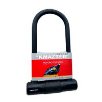 Candado U Kmazter MT82810 170x320 mm para Moto y Bicicleta Alta Seguridad