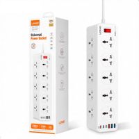Regleta Tomacorriente Ldnio Sc10610c Carga Rapida Usb - C 2m