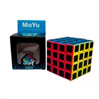 Cubo Rubik Moyu 4x4 Fibra De Carbano Veloz Nuevo
