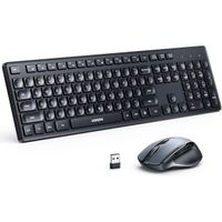 Ugreen Mk006 Combo Teclado Mouse Inalambrico 4000dpi 2.4 Ghz