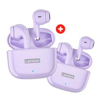 COMBO LENOVO AUDIFONOS LP40 PRO PURPURA + LP40 PRO PURPURA