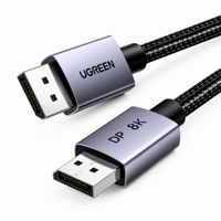 Cable Ugreen DP120 DisplayPort 8K 60Hz 1M Trenzado Gamer