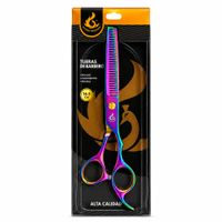 Tijera Entresacar Golden Phoenix Tornasol 16.5cm Profesional