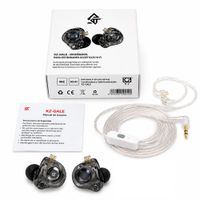 Audífonos Gamer KZ Gale Hi-Fi Jack 3.5mm Micrófono Desmontable In-Ear para PC Celular Consola