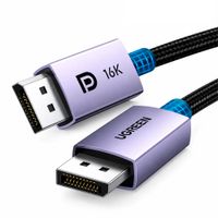Cable DisplayPort Ugreen DP118 3 Metros 16K DP 2.1 40Gbps HDR G-Sync FreeSync Gaming