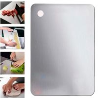 Tabla De Picar Acero Inoxidable 20x30cm Cocina Pro Hogar