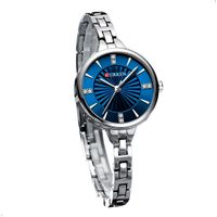 Reloj Pulsera Mujer Curren 9097 En Acero Inoxidable