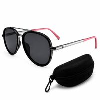 Lentes de Sol S-MBL107 Polarizados Negro Guinda UV400