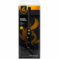 Tijera Profesional Golden Phoenix Corte Negro 6.5 Pulgadas Barbería Peluquería Acero Inoxidable